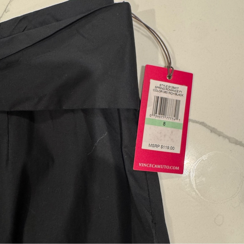 Vince Camuto Black Layered Ruffle Big Bow Skirt - Picture 5 of 6